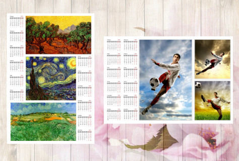 კალენდარი თქვენი ფოტოებით